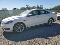 Salvage cars for sale at Riverview, FL auction: 2017 Ford Taurus Limited