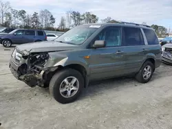 Salvage cars for sale at Spartanburg, SC auction: 2007 Honda Pilot EXL