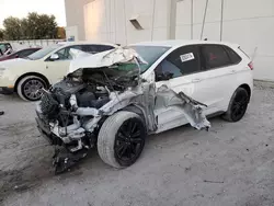 Salvage cars for sale at Apopka, FL auction: 2021 Ford Edge SEL