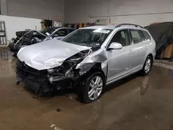 Salvage cars for sale at Elgin, IL auction: 2012 Volkswagen Jetta TDI