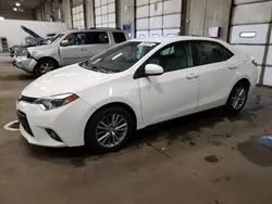 Toyota Corolla salvage cars for sale: 2015 Toyota Corolla L