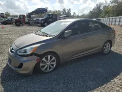 Salvage cars for sale at Riverview, FL auction: 2014 Hyundai Accent GLS