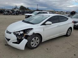 Hyundai salvage cars for sale: 2016 Hyundai Elantra SE