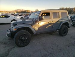 Salvage cars for sale at Las Vegas, NV auction: 2024 Jeep Wrangler Sahara 4XE