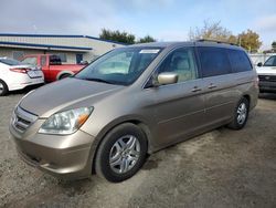 Salvage cars for sale at Sacramento, CA auction: 2005 Honda Odyssey EXL