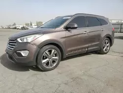 Salvage cars for sale at Bakersfield, CA auction: 2013 Hyundai Santa FE Limited