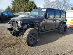 Jeep salvage cars for sale: 2019 Jeep Wrangler Unlimited Sahara