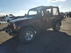 Jeep Vehiculos salvage en venta: 2001 Jeep Wrangler / TJ Sport