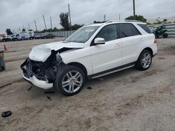 Mercedes-Benz m-Class salvage cars for sale: 2015 Mercedes-Benz ML 350 4matic