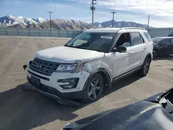 Ford Explorer xlt salvage cars for sale: 2016 Ford Explorer XLT