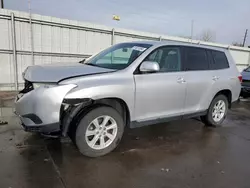 Salvage cars for sale at Littleton, CO auction: 2012 Toyota Highlander Base