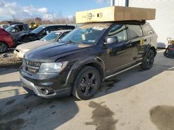 Salvage cars for sale at Duryea, PA auction: 2018 Dodge Journey Crossroad