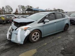 Toyota Prius salvage cars for sale: 2015 Toyota Prius