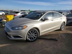 Salvage cars for sale from Copart Brighton, CO: 2017 Ford Fusion SE