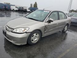 Vehiculos salvage en venta de Copart Hayward, CA: 2004 Honda Civic Hybrid