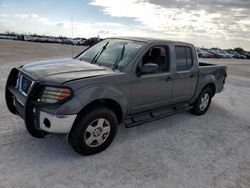 Salvage trucks for sale at Arcadia, FL auction: 2008 Nissan Frontier Crew Cab LE