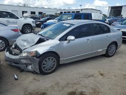 Salvage cars for sale at Riverview, FL auction: 2009 Honda Civic LX