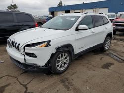 Vehiculos salvage en venta de Copart Woodhaven, MI: 2016 Jeep Cherokee Latitude