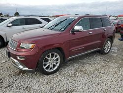 Salvage cars for sale at Cahokia Heights, IL auction: 2016 Jeep Grand Cherokee Summit