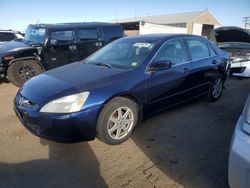 Salvage Cars with No Bids Yet For Sale at auction: 2003 Honda Accord EX