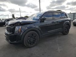 Salvage cars for sale at Miami, FL auction: 2022 KIA Telluride SX