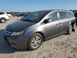 Salvage cars for sale at Houston, TX auction: 2016 Honda Odyssey EXL