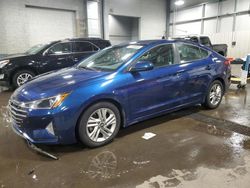 Salvage cars for sale at Ham Lake, MN auction: 2019 Hyundai Elantra SEL