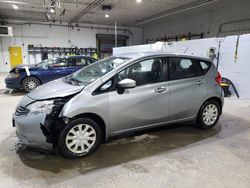 Salvage cars for sale at Candia, NH auction: 2015 Nissan Versa Note S