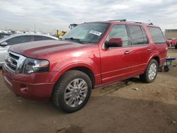 Salvage cars for sale at Brighton, CO auction: 2014 Ford Expedition Limited