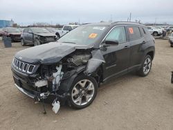 Jeep salvage cars for sale: 2020 Jeep Compass Limited