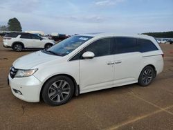 Salvage cars for sale from Copart Longview, TX: 2015 Honda Odyssey Touring