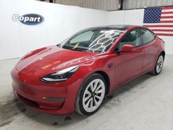 Vehiculos salvage en venta de Copart Jacksonville, FL: 2022 Tesla Model 3