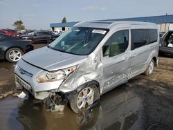 Salvage cars for sale at Woodhaven, MI auction: 2016 Ford Transit Connect Titanium