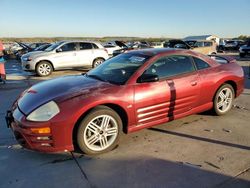 Salvage cars for sale at Grand Prairie, TX auction: 2003 Mitsubishi Eclipse GTS