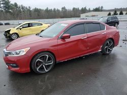 Salvage cars for sale at Windham, ME auction: 2016 Honda Accord Sport