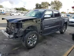 Salvage cars for sale at Sacramento, CA auction: 2017 Toyota Tacoma Double Cab