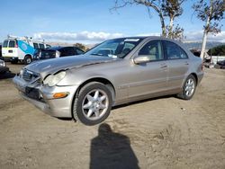 Salvage cars for sale at San Martin, CA auction: 2001 Mercedes-Benz C 240