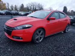 Dodge salvage cars for sale: 2016 Dodge Dart GT