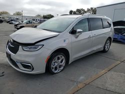 Chrysler Pacifica Vehiculos salvage en venta: 2021 Chrysler Pacifica Hybrid Limited