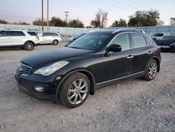 Salvage cars for sale at Oklahoma City, OK auction: 2012 Infiniti EX35 Base