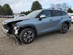 Salvage cars for sale at Finksburg, MD auction: 2021 Toyota Highlander Hybrid XLE