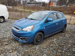 Salvage cars for sale at West Mifflin, PA auction: 2017 Mitsubishi Mirage ES