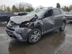 Salvage cars for sale at Portland, OR auction: 2018 Toyota Rav4 LE