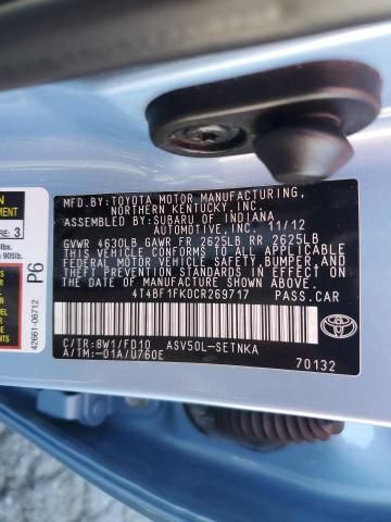 2012 Toyota Camry Base