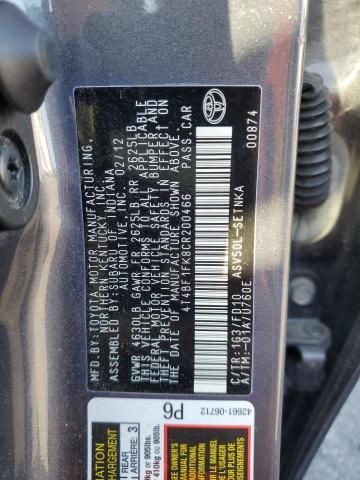 2012 Toyota Camry Base