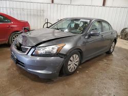 Salvage cars for sale at Lansing, MI auction: 2009 Honda Accord LX