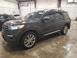 Salvage cars for sale at Franklin, WI auction: 2020 Ford Explorer XLT