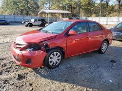 Salvage cars for sale at Austell, GA auction: 2011 Toyota Corolla Base