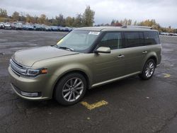 Salvage cars for sale at Woodburn, OR auction: 2013 Ford Flex Limited