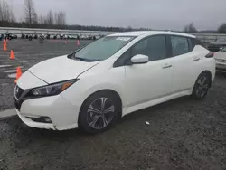 Nissan salvage cars for sale: 2020 Nissan Leaf SV